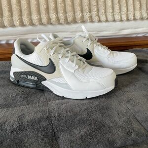 Nike Air Max Men's White and Gray Sneakers